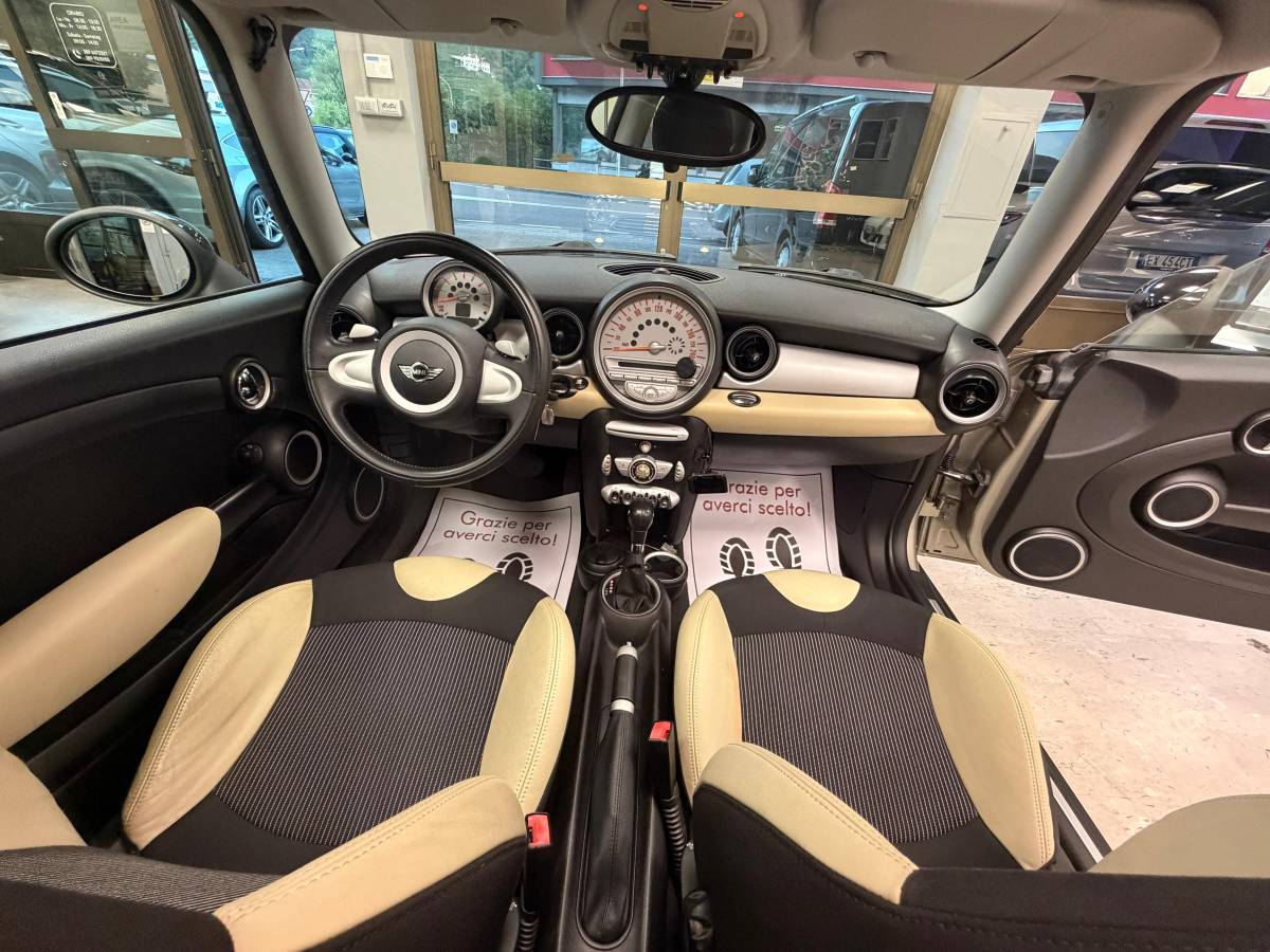 MINI COOPER CHILI 1.6 16V – AUTOMATICA – 120 CV Ok anche per i neopatentati 