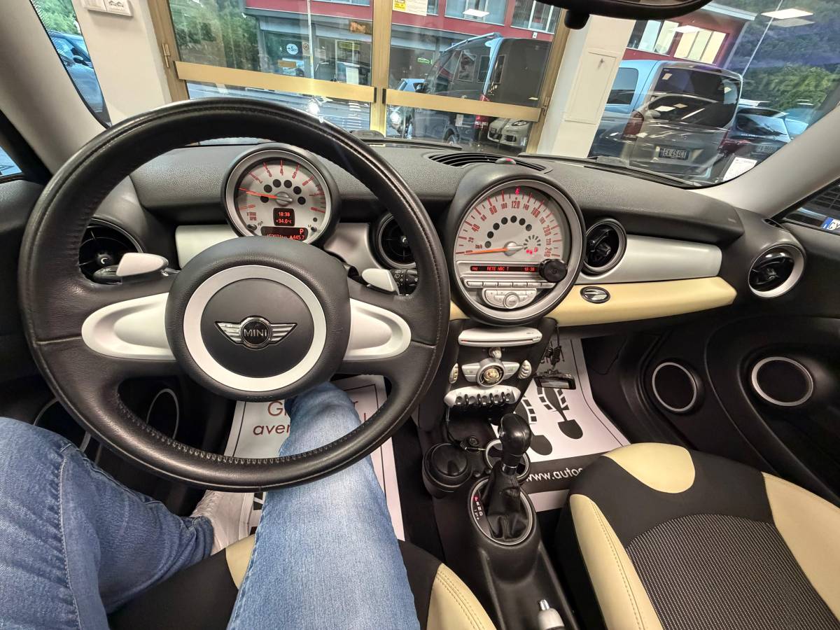 MINI COOPER CHILI 1.6 16V – AUTOMATICA – 120 CV Ok anche per i neopatentati 